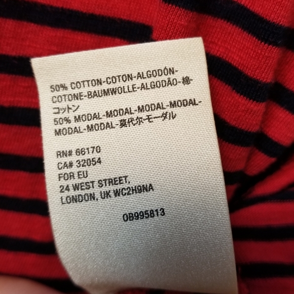 Anthropologie Red and Blue Striped Shirt - Picture 7 of 7